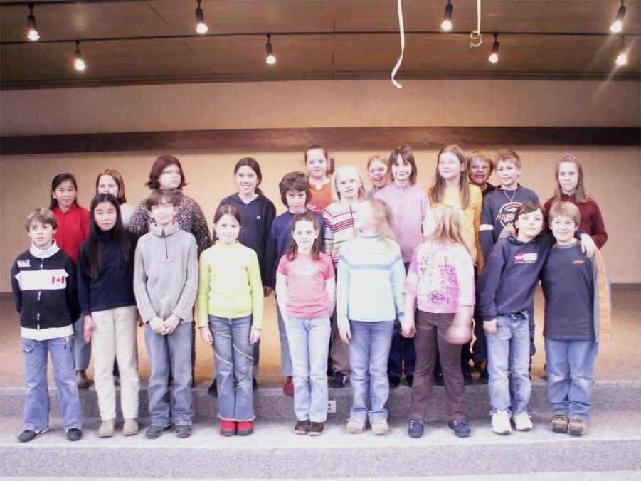 Klasse G4a (ohne den Klassenlehrer, Herrn Schlegel)