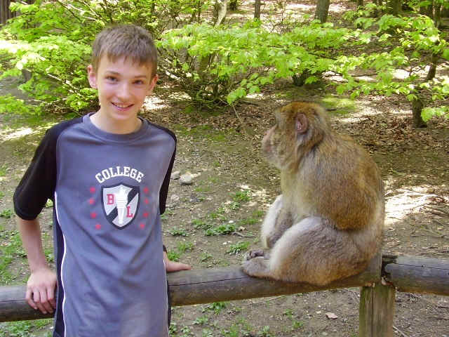 Stefan und der Berberaffe