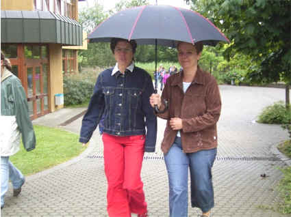 Simone Grtzinger und Anja Seyfarth, Lehrerinnen am Gymnasium