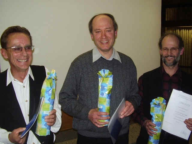 v. l. n. r. Oswin Scheuch, Franz Schlegel, Karl Ehrmann