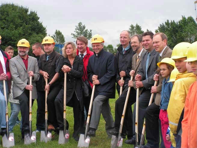 v. l. n. r. Dr. Berthold Saup, Andreas Braun, G&M, Thekla Braun, Walter Swacek, Roland Wersch, Joachim Feldsieper, Karl Meyer, Gnter Brutscher, Robert Sttzle