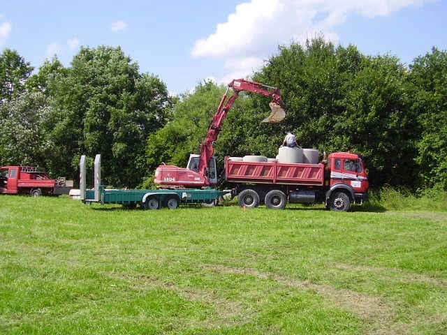 Beginn der Bauarbeiten fr das Gymnasium